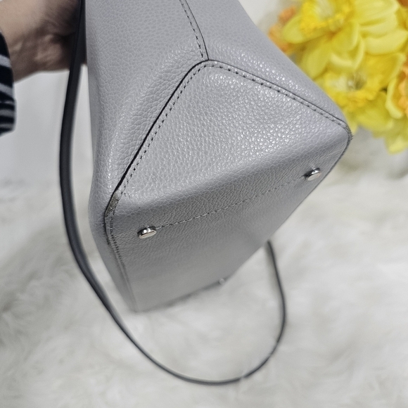 Kate Spade Eva top zip gray satchel - Picture 12 of 17